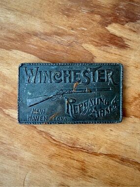 Winchester Repeating Arms A-156 Belt Buckle USA